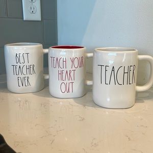 Rae Dunn Teacher Mug Set